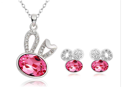 Rhodium Plated | Animal Pendant Sets